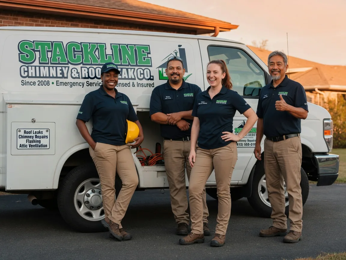 Chimney flashing repair company in Preston Park, PA